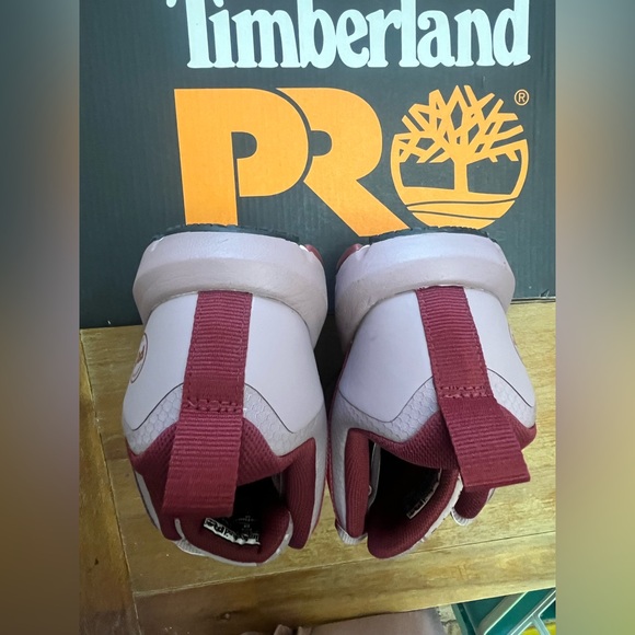 Timberland PRO Women's Pink and Red Sneakers - Picture 4 of 8